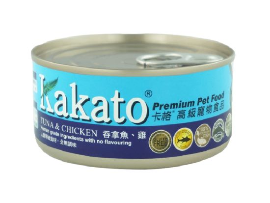 Kakato 罐頭 - 吞拿魚 + 雞肉 70g