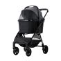 Piccolo Eco Liona 寵物手推車 - 炭黑色  負重:20kg (包雨套) (86205)