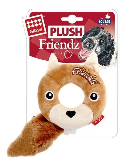 Gigwi Plush Friendz 冬甩系列 (松鼠)