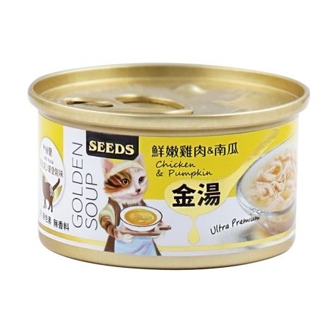 GOLDEN SOUP 鮮嫩雞肉&南瓜-金湯愛貓湯罐 80g