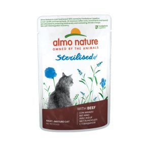 Almo Nature Sterilised With Beef 70g