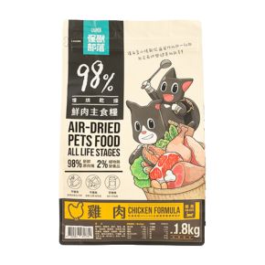 怪獸部落 貓咪鮮肉主食糧 雞肉 1.8kg (大) 