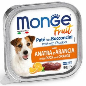 Monge Fresh 鴨肉香橙 狗餐盒 100g