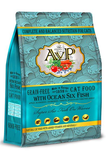 AVP 全鮮肉無殼物 全貓 六種魚 15磅