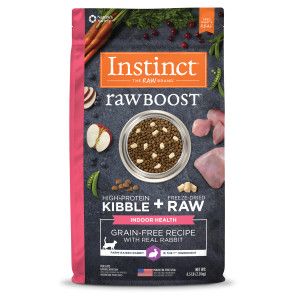 Instinct 無穀物+凍乾生肉粒室內貓(兔)糧 4.5磅