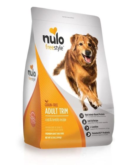 NULO 無穀物鱈魚,扁豆成犬體重控制配方 24 lb